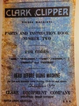 Clark Clipper Truck Forklift Owner & Parts Manual Ann Comet Empress CE-42-101. Fixed Price $161.95.
