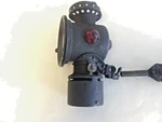 Neverout Jeweled Bicycle Light With Rare Bracket Handlebar Fork, Kerosene. Fixed Price $225.00.