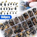 144X 18 Sizes Electric Motor Carbon Brushes For Drills Grinders Saws Repair Kit. Fixed Price $15.98.