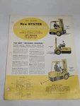 Hyster Hystamatic Drive Sales Literature Brochure Information Sheet Fork Lift. Fixed Price $33.08.