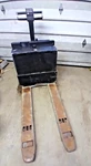 Crown 40GPW-4-14, Walk Behind Electric Pallet Jack 4000 Lb, 24 Vdc. Fixed Price $1499.99.