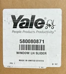 Hyster Yale 580080871 Left Slider Window, New. Fixed Price $599.00.