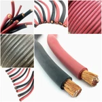 Welding Cable Flexible Rubber Sgr Battery Sae J1127 Pure Copper - Usa Made. Fixed Price $125.40.