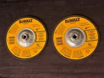 Lot Of 2 -- Dewalt Masonry Grinding Disk 7" X 1/4" 5/8" -11 Arbor DWA4514CH. Fixed Price $21.99.