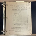 Clark 20B Bs Parts Manual Catalog Book List Fork Lift Truck Guide Pn X4 Bp. Fixed Price $49.99.