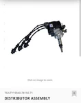 19040-78150-71 Distributor Assembly Toyota Forklift Series Fits 4Y Engine. Fixed Price $190.00.