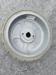 Total Source 12" X 4.5" Forklift Scissor Non-marking Wheel, Gray (1). Fixed Price $99.00.